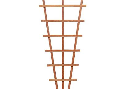 Hardhouten V-trellis 30-65x150cm