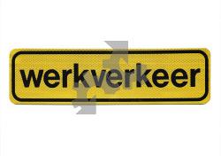 Magneetstrook werkverkeer 40x11cm