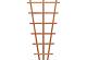 Hardhouten V-trellis 30-65x150cm